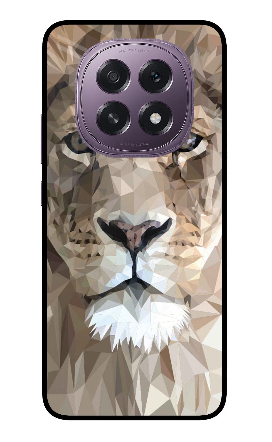 Lion Art Oppo F29 5G Glass Case Back Cover by Casekaro