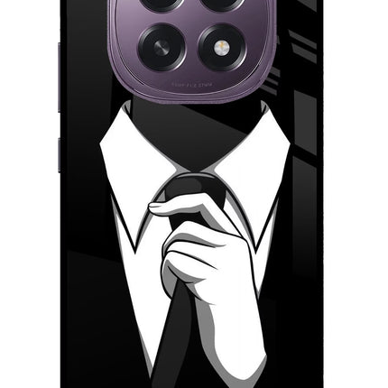 Black Tie Oppo F29 5G Glass Case