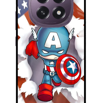 Captain America Oppo F29 5G Glass Case