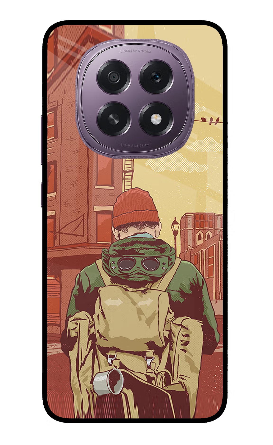 Adventurous Oppo F29 5G Glass Case Back Cover by Casekaro