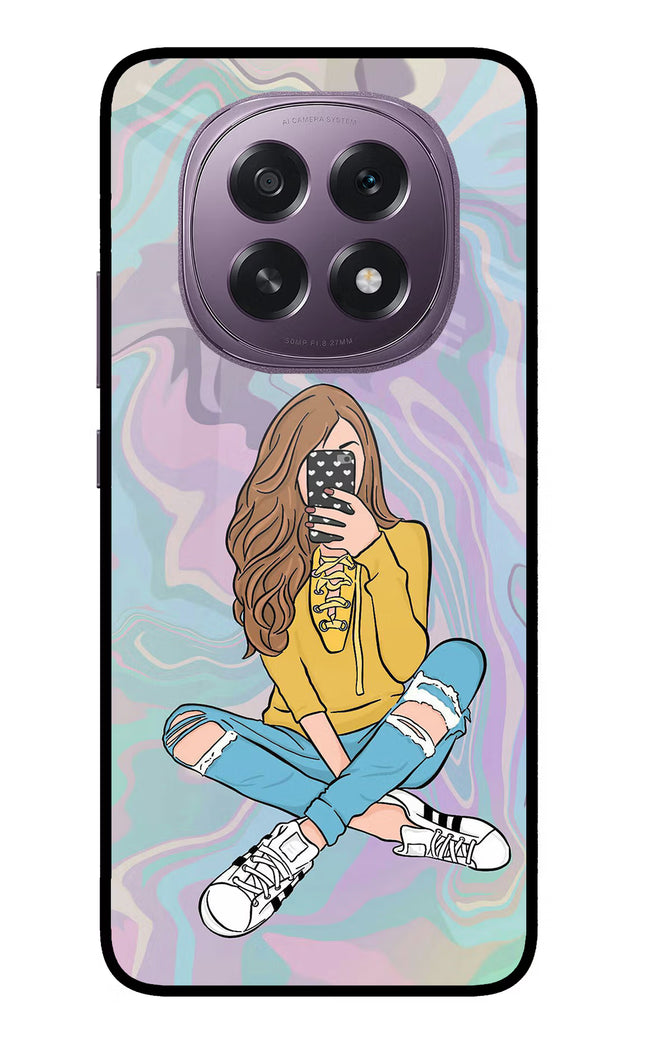 Selfie Girl Oppo F29 5G Glass Case