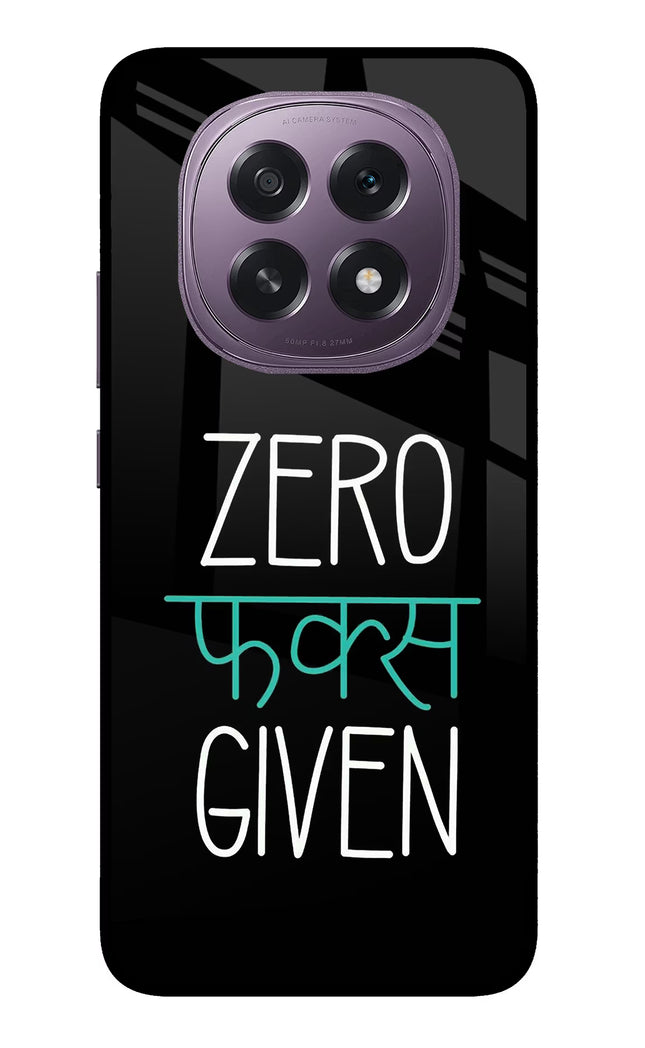 Zero Fucks Given Oppo F29 5G Glass Case