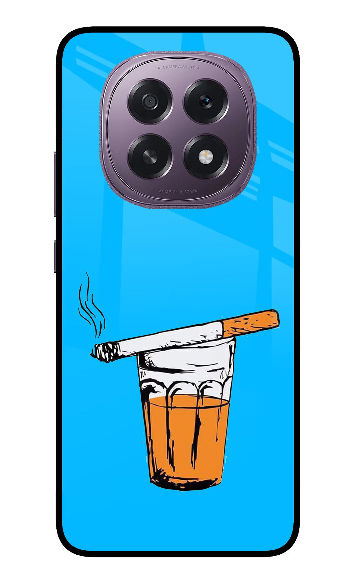 Chai Sutta Oppo F29 5G Glass Case Back Cover by Casekaro