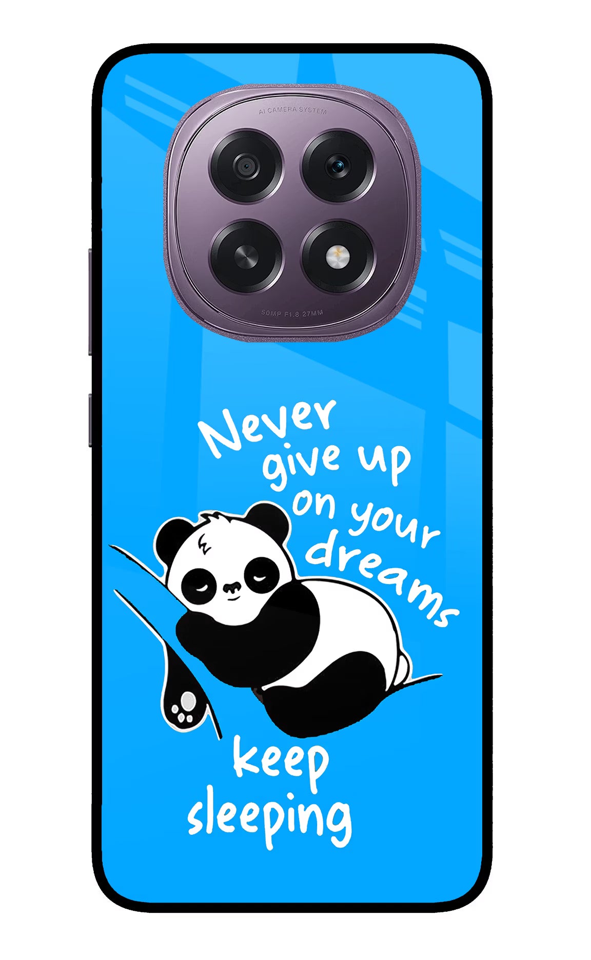 Keep Sleeping Oppo F29 5G Glass Case Back Cover by Casekaro