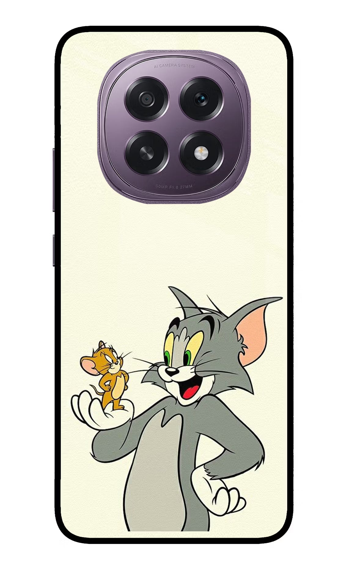 Tom & Jerry Oppo F29 5G Glass Case Back Cover by Casekaro