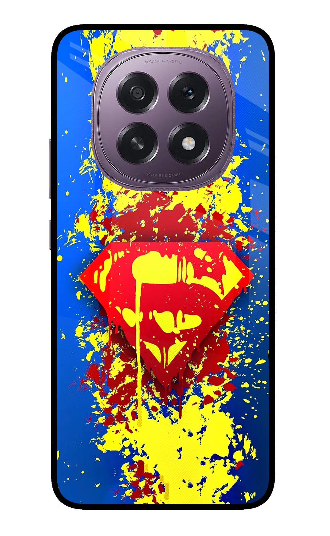 Superman logo Oppo F29 5G Glass Case