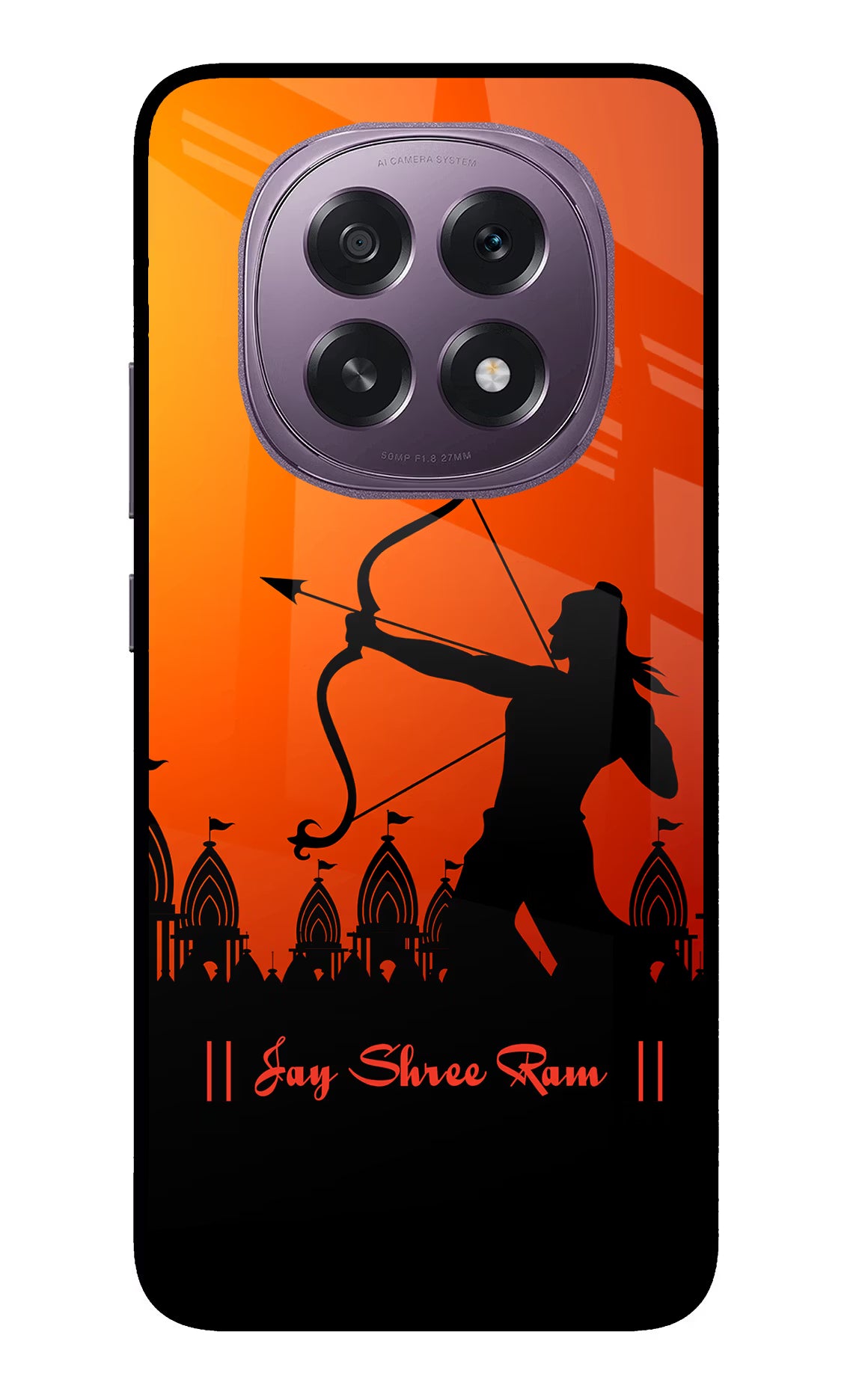 Lord Ram - 4 Oppo F29 5G Glass Case Back Cover by Casekaro