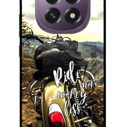 Ride More Worry Less Oppo F29 5G Glass Case
