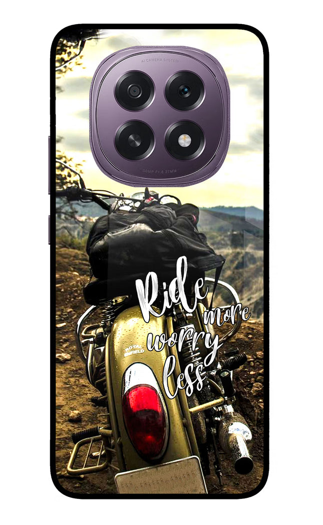 Ride More Worry Less Oppo F29 5G Glass Case