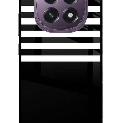 Black and White Print Oppo F29 5G Glass Case