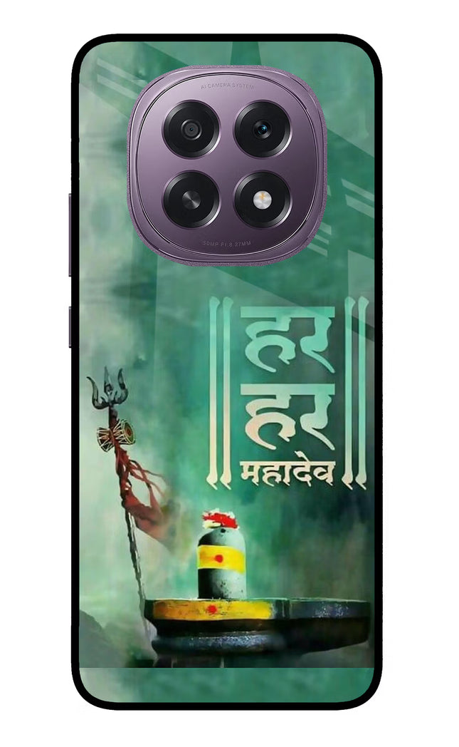 Har Har Mahadev Shivling Oppo F29 5G Glass Case