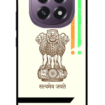 Satyamev Jayate Brown Logo Oppo F29 5G Glass Case