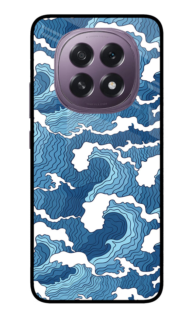 Blue Waves Oppo F29 5G Glass Case