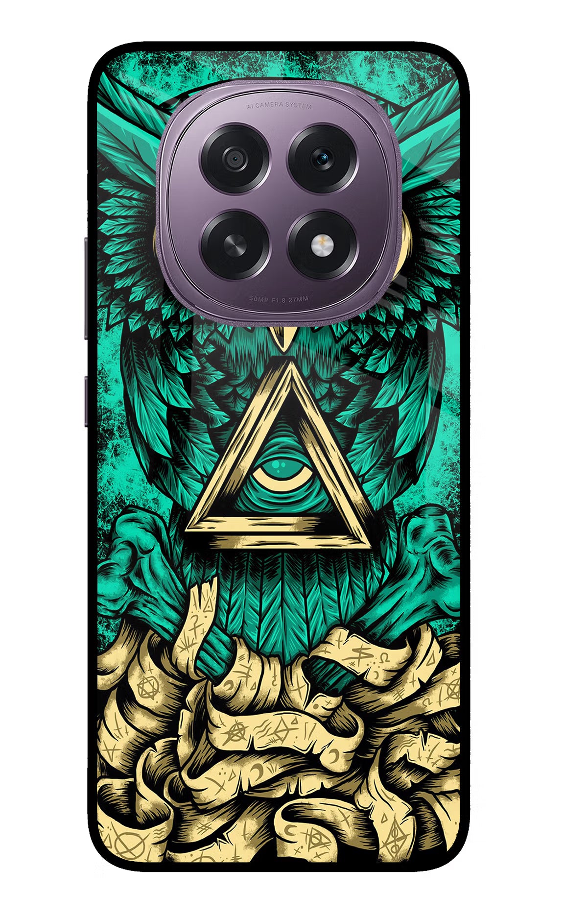 Green Owl Oppo F29 5G Glass Case