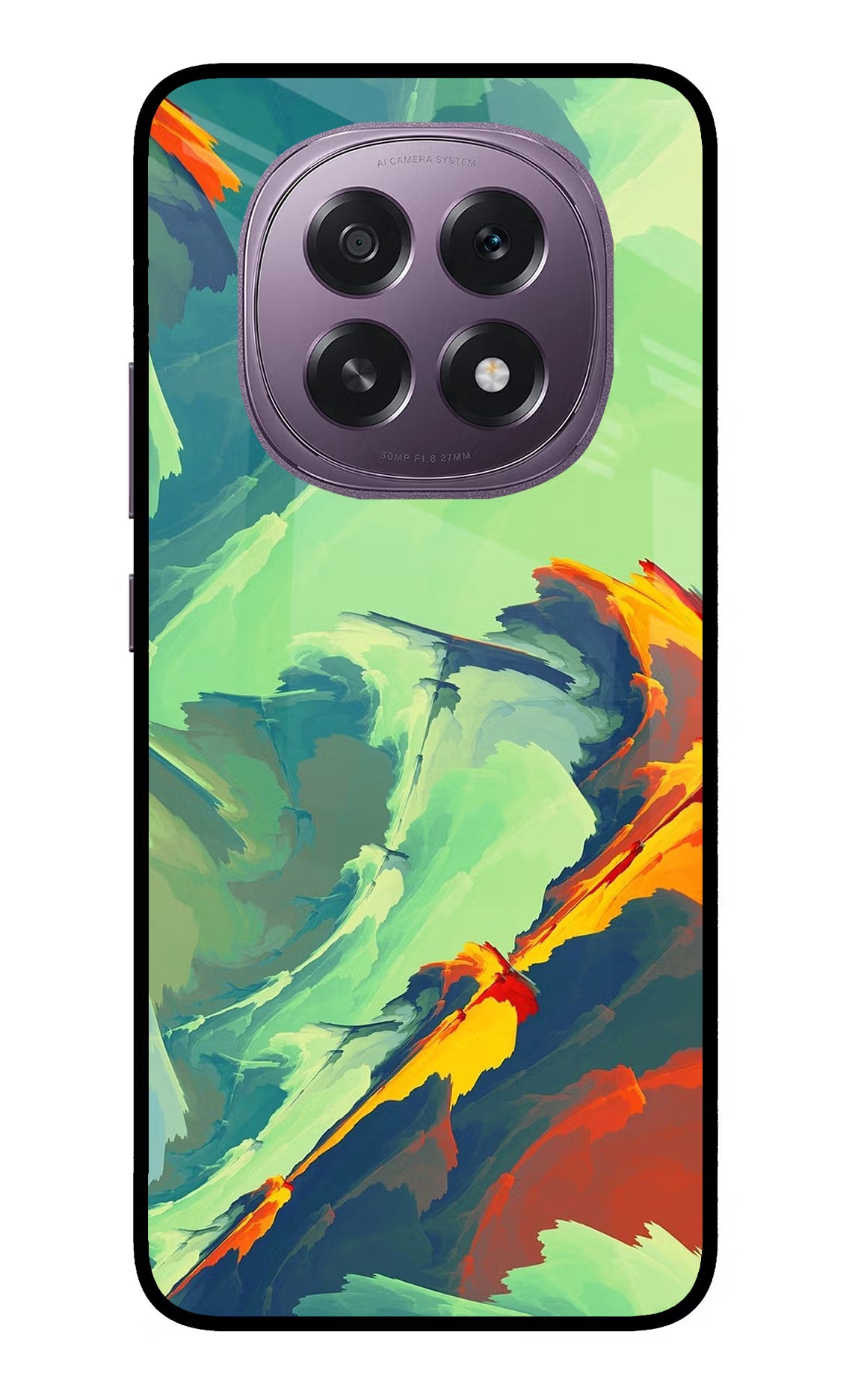 Paint Art Oppo F29 5G Glass Case Back Cover by Casekaro