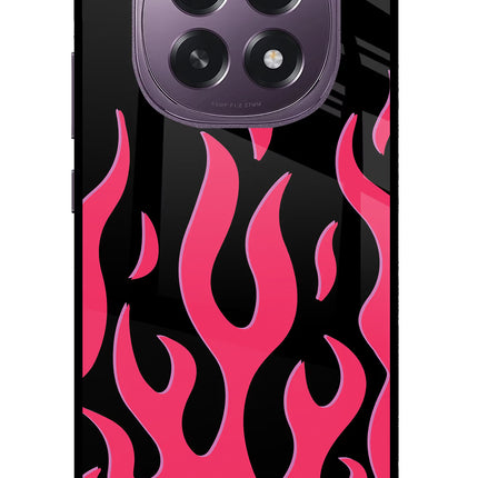 Fire Flames Oppo F29 5G Glass Case