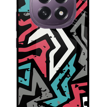 Geometric Graffiti Oppo F29 5G Glass Case