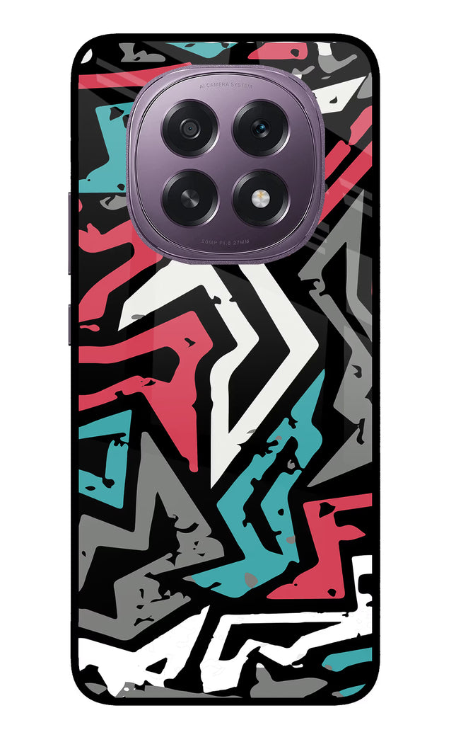 Geometric Graffiti Oppo F29 5G Glass Case