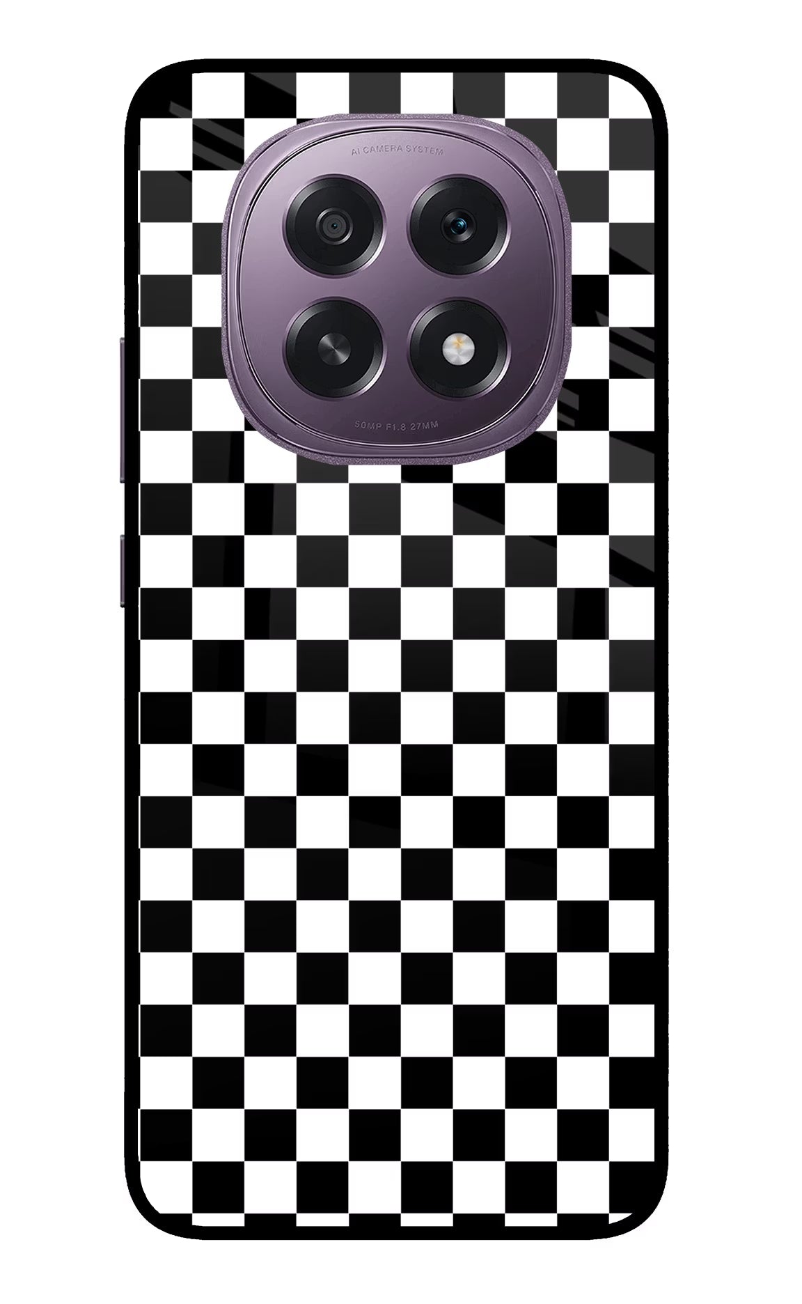 Chess Board Oppo F29 5G Glass Case Back Cover by Casekaro