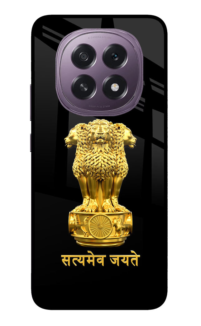 Satyamev Jayate Golden Oppo F29 5G Glass Case