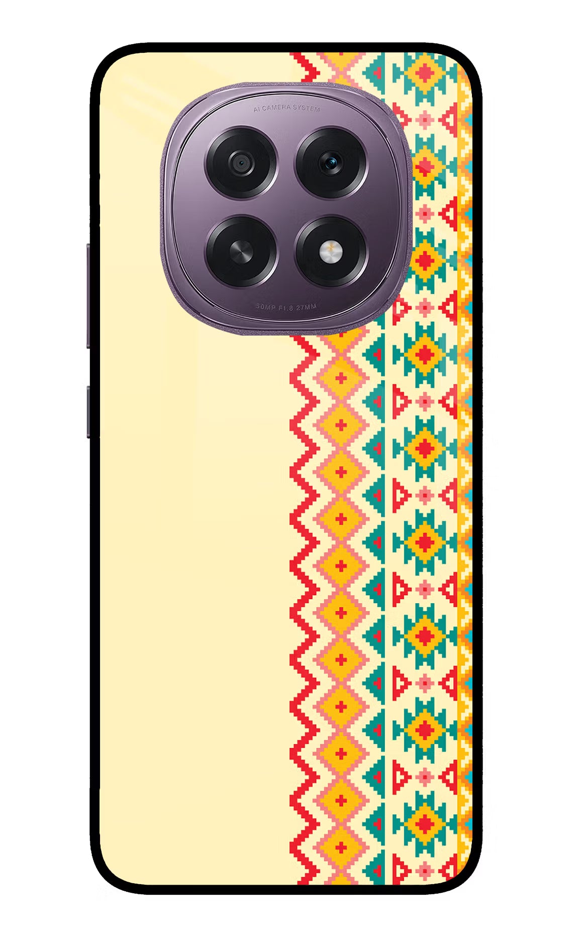 Ethnic Seamless Oppo F29 5G Glass Case Back Cover by Casekaro