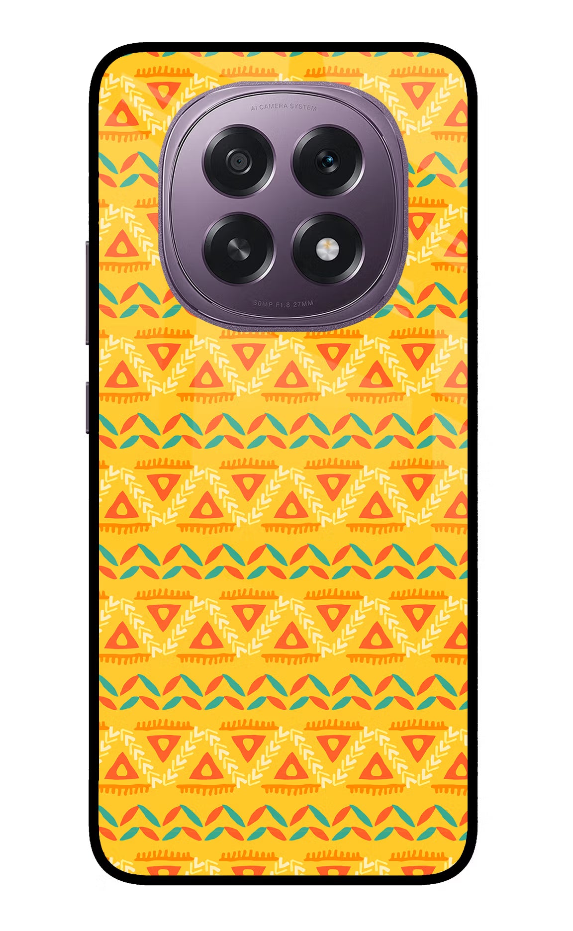 Tribal Pattern Oppo F29 5G Glass Case Back Cover by Casekaro