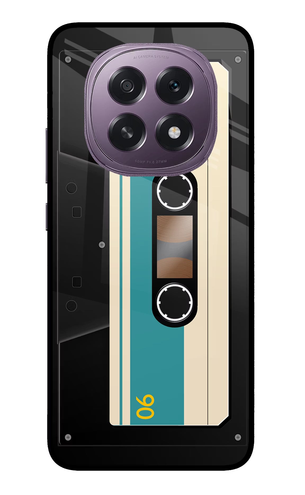 Cassette Oppo F29 5G Glass Case Back Cover by Casekaro