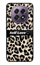 Leopard Print Self Love Oppo F29 5G Glass Case