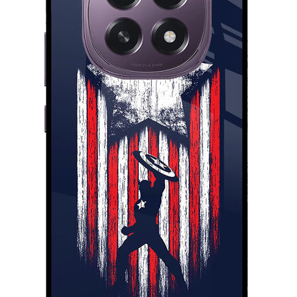 Captain America Marvel Art Oppo F29 5G Glass Case