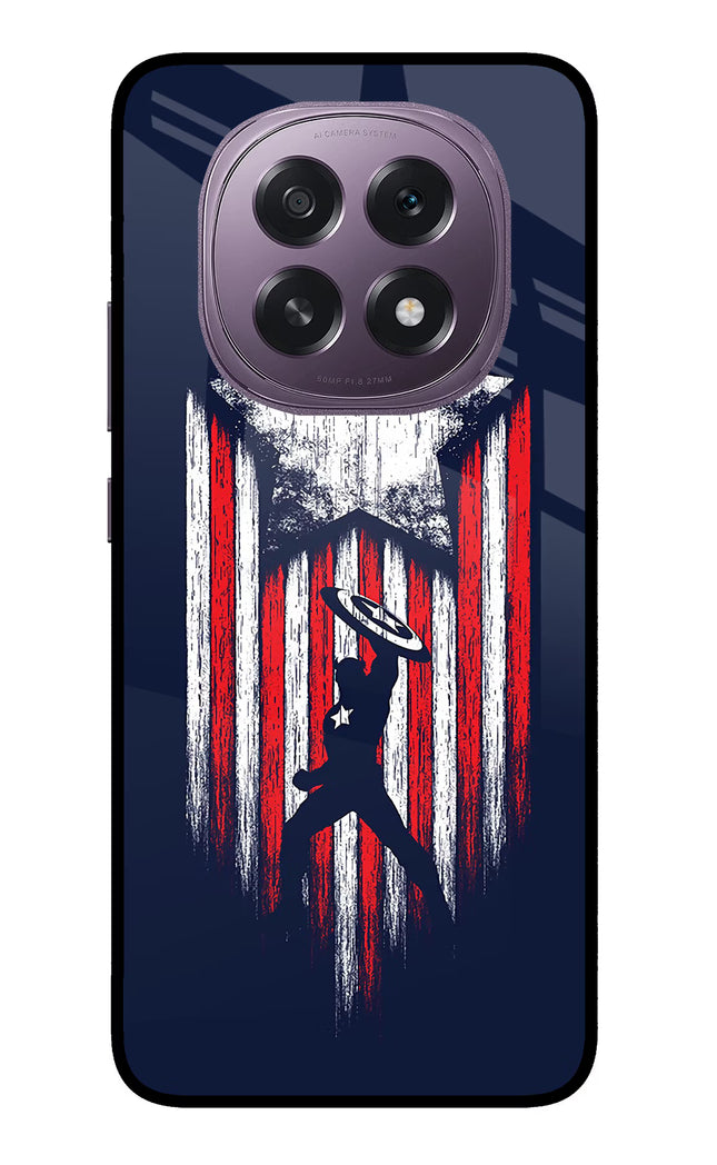 Captain America Marvel Art Oppo F29 5G Glass Case