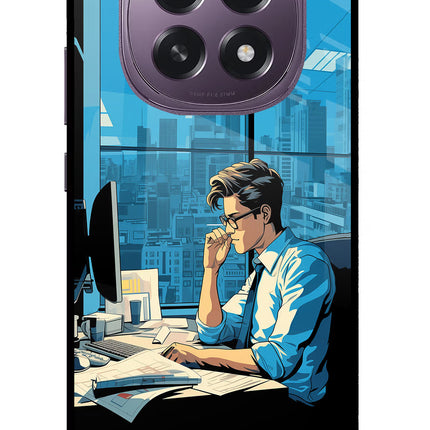 Focused Hustler (AI Generated) Oppo F29 5G Glass Case