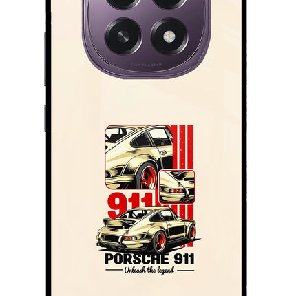 Classic Porsche 911 Oppo F29 5G Glass Case Back Cover by Casekaro