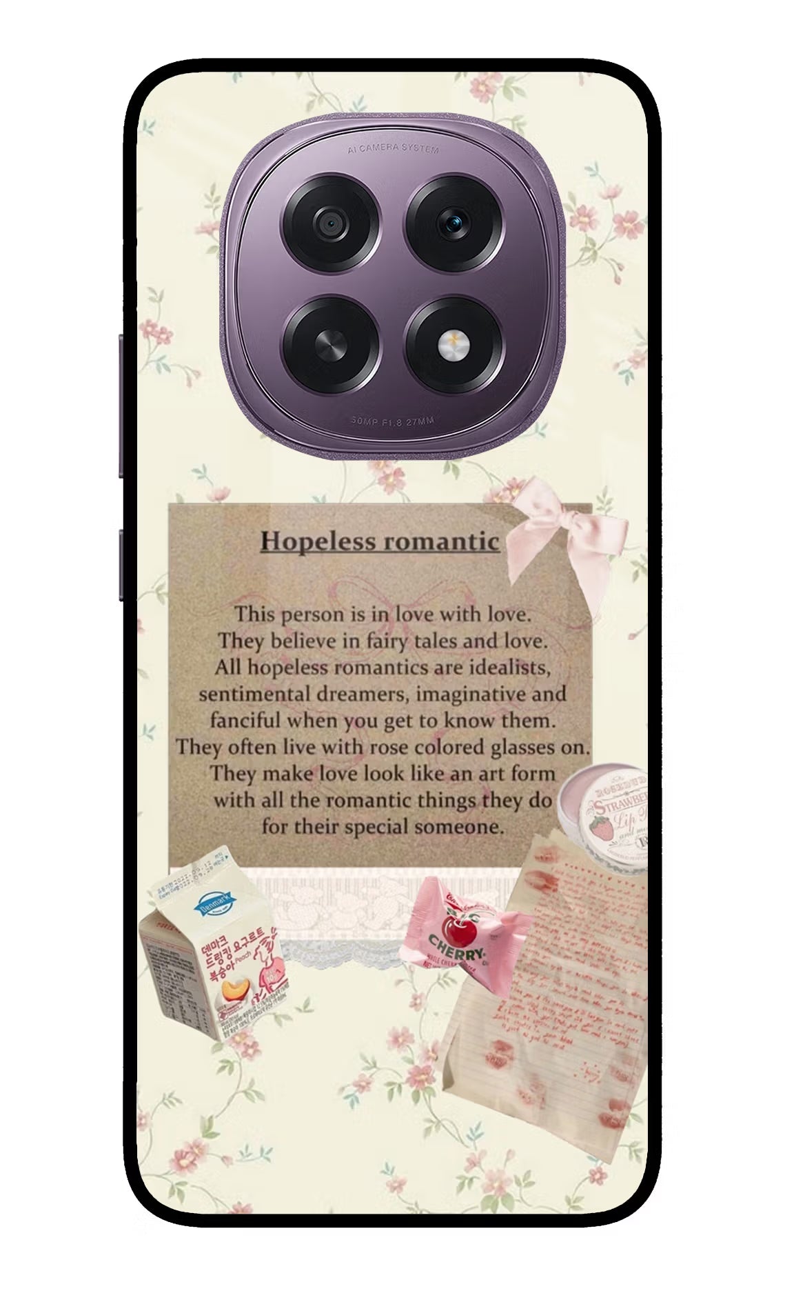 Hopeless Romantic Oppo F29 5G Glass Case