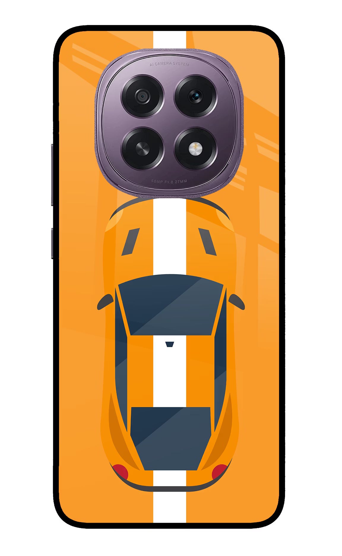 Highway Pursuit Oppo F29 5G Glass Case Back Cover by Casekaro