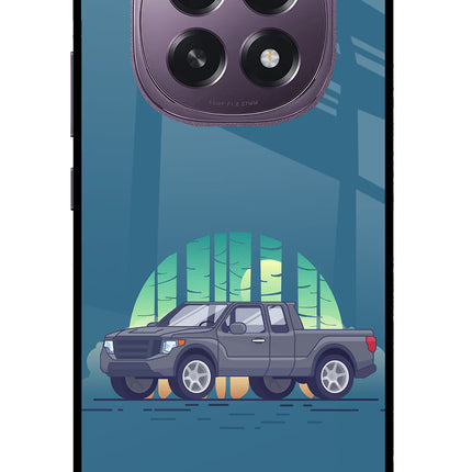 Retro Garage Vibe Oppo F29 5G Glass Case