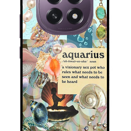 Aquarius Zodiac Oppo F29 5G Glass Case