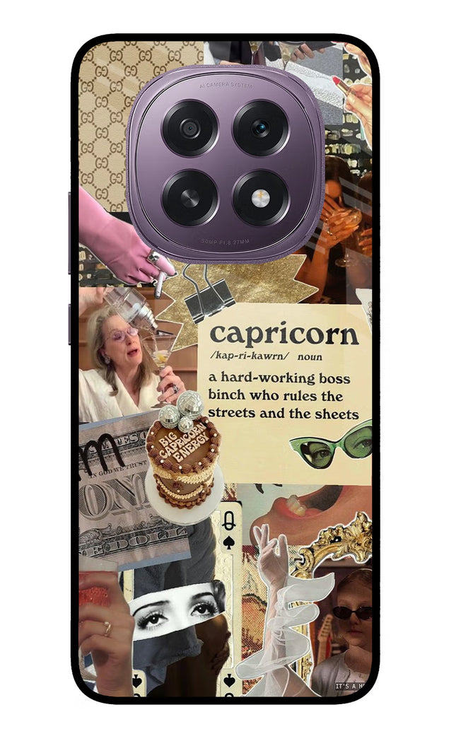 Capricorn Zodiac Oppo F29 5G Glass Case