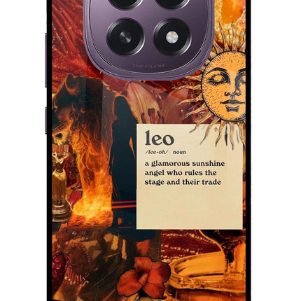Leo Zodiac Oppo F29 5G Glass Case