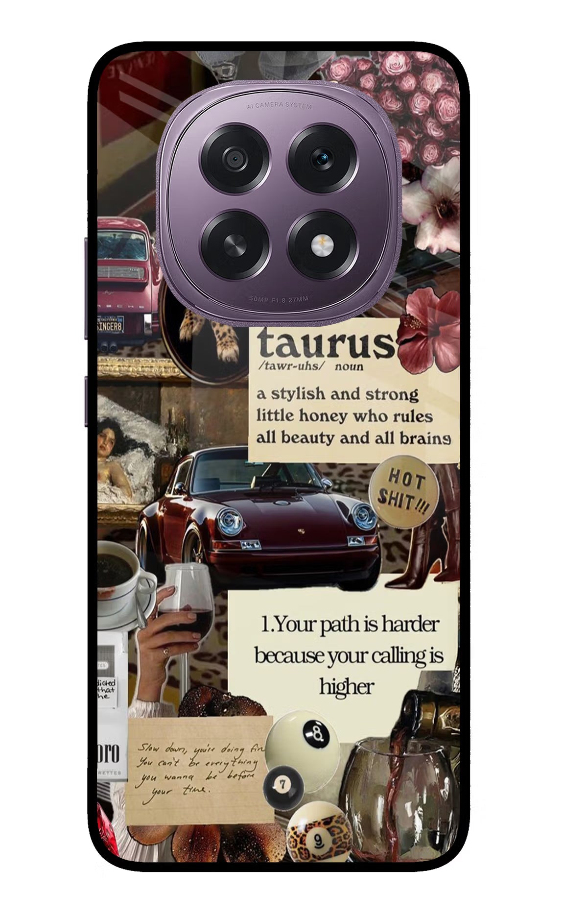 Taurus Zodiac Oppo F29 5G Glass Case