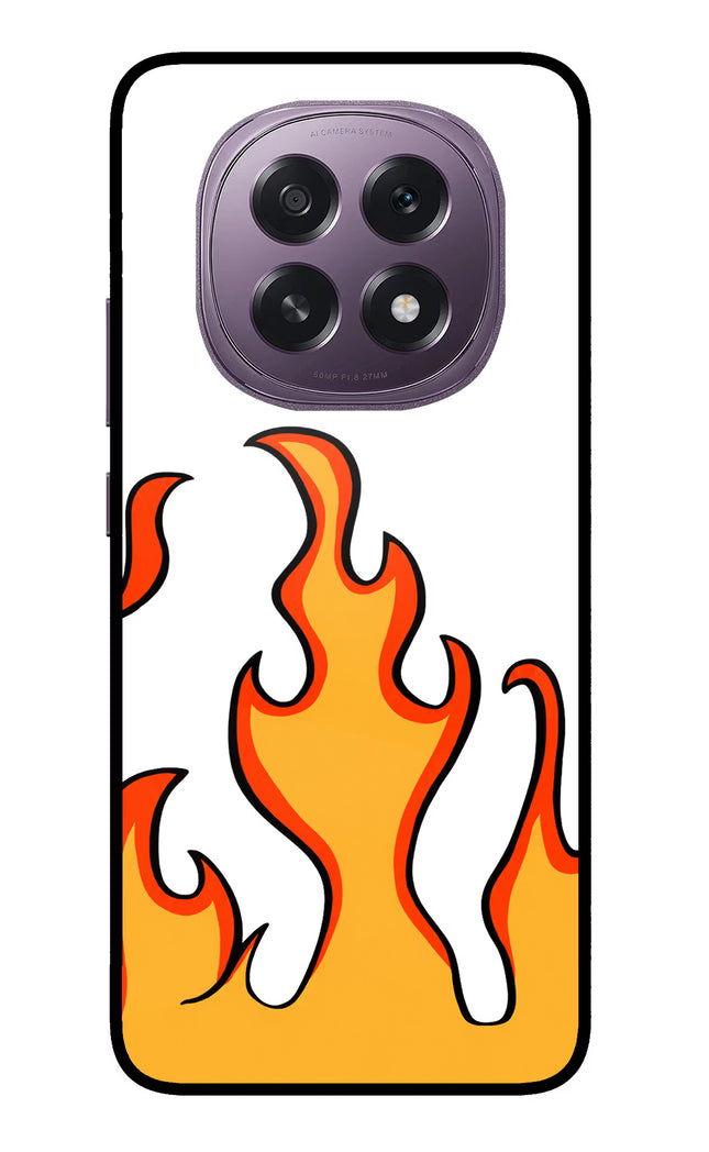 Fired Up – White Oppo F29 5G Glass Case