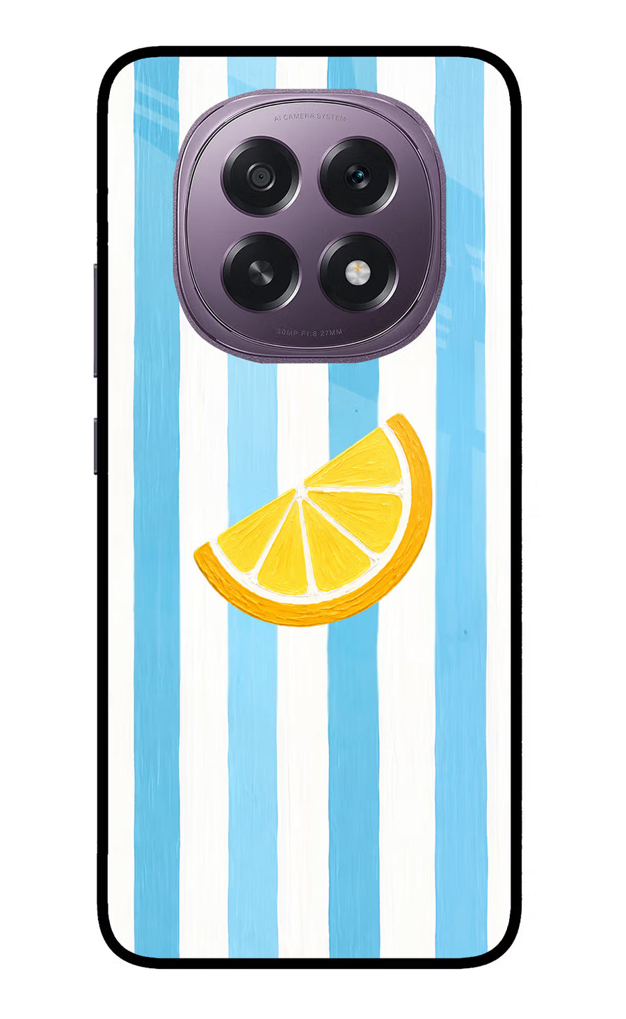 Summer Lemon Oppo F29 5G Back Cover, Glass case