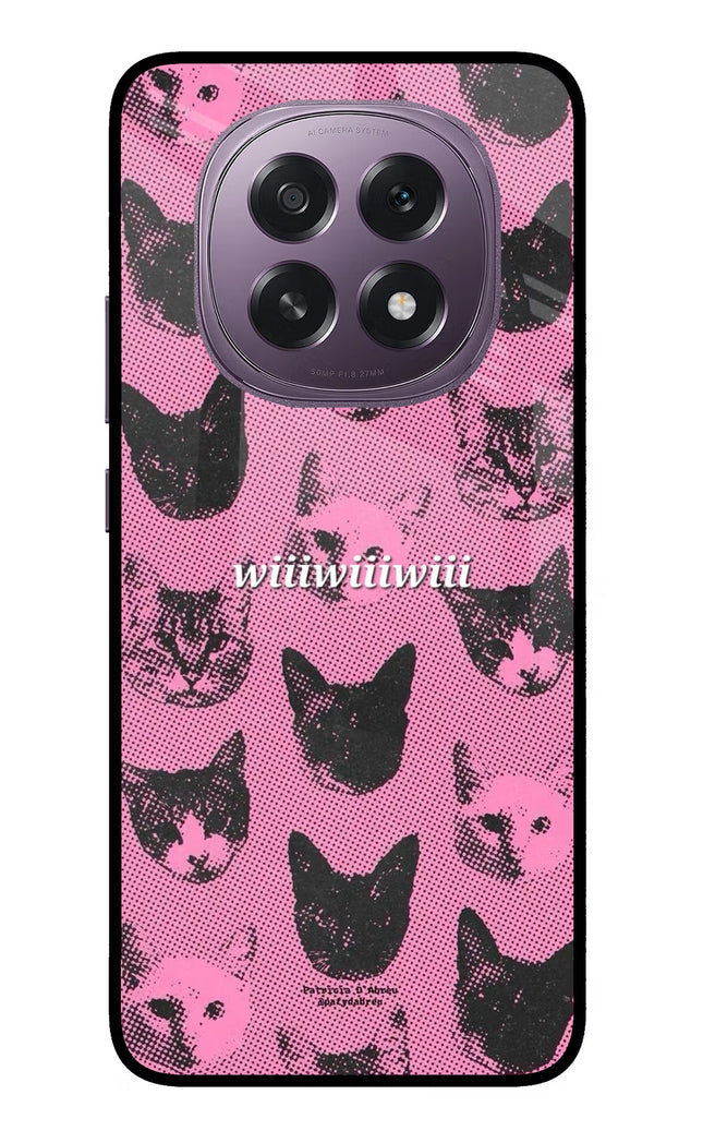 Pink Cats Oppo F29 5G Glass Case