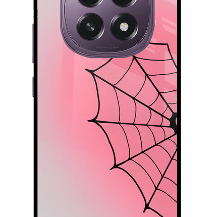 Pink Web Oppo F29 5G Glass Case