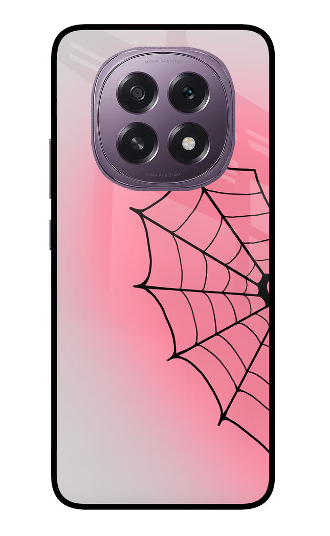 Pink Web Oppo F29 5G Glass Case