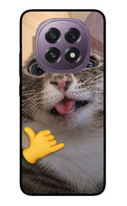Silly Cat Call Oppo F29 5G Glass Case