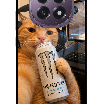 Gamer Cat Energy Oppo F29 5G Glass Case