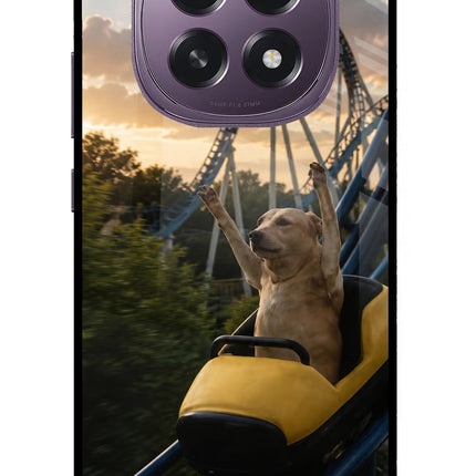 Rollercoaster Dog Oppo F29 5G Glass Case