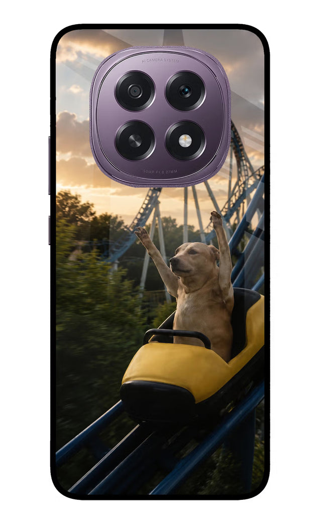 Rollercoaster Dog Oppo F29 5G Glass Case