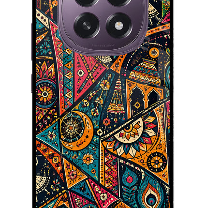Folk Print Oppo F29 5G Glass Case