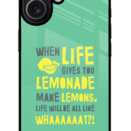 Quote iPhone 17 Glass Case